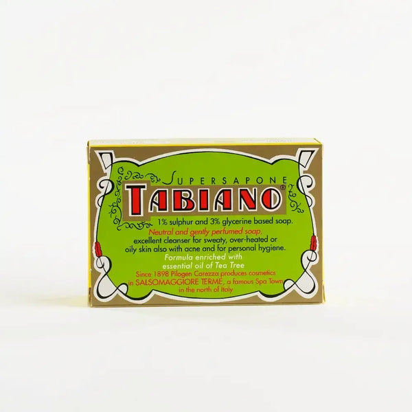 Super Sapone Tabiano Historische Schwefel Seife mit Bio Schwefel 125g