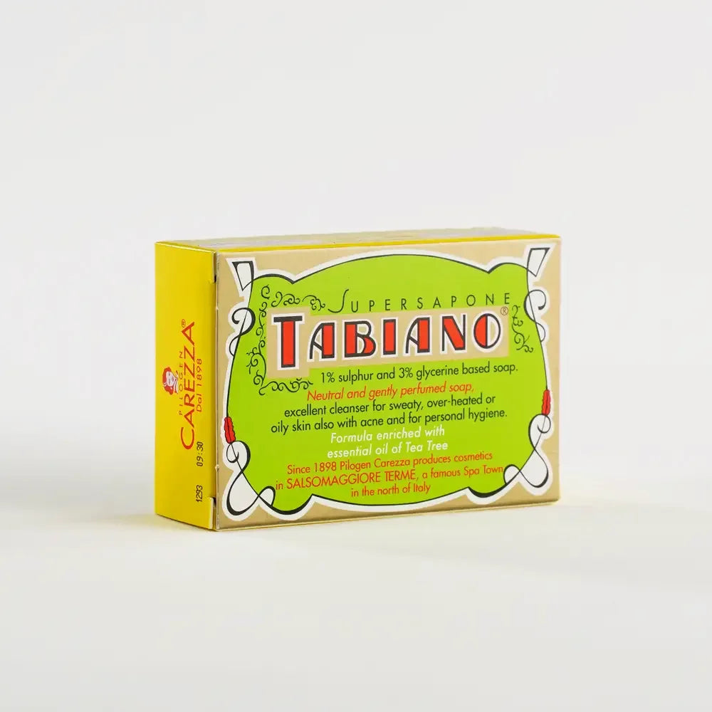 Super Sapone Tabiano Historische Schwefel Seife mit Bio Schwefel 125g